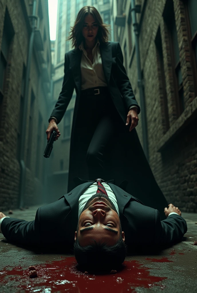 A gangster is killed a biggest women 
