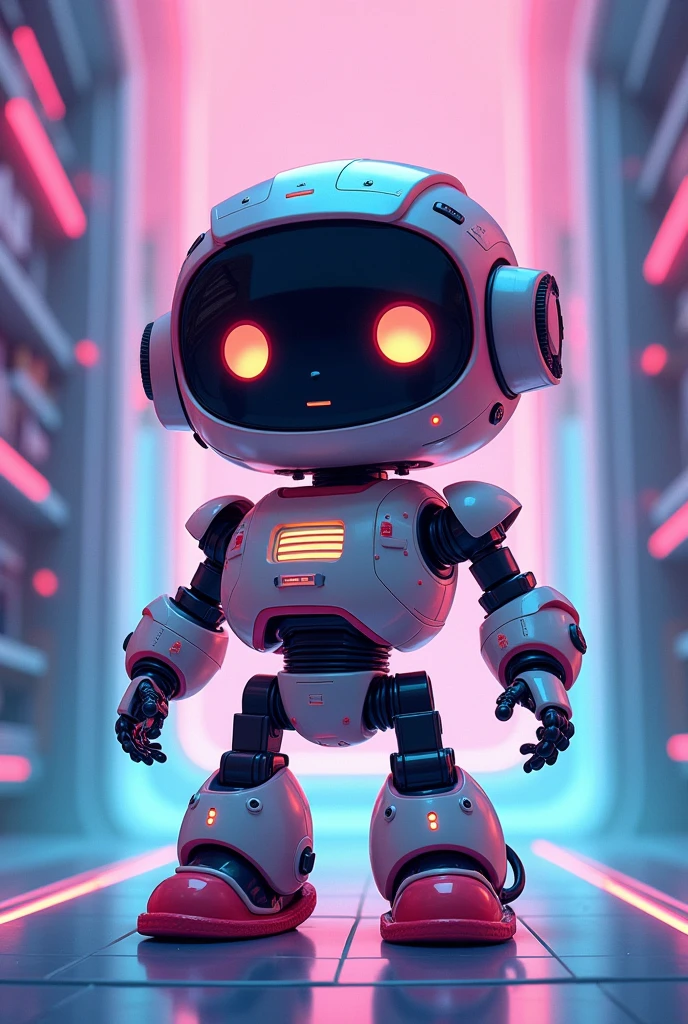 Create Anime pictures for electronic mascots, jangan robot