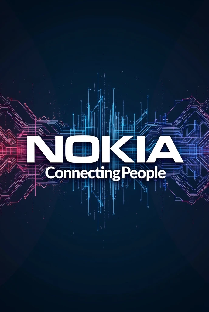 Create a slogan design for me and it will include "Nokia" and "connecting people".