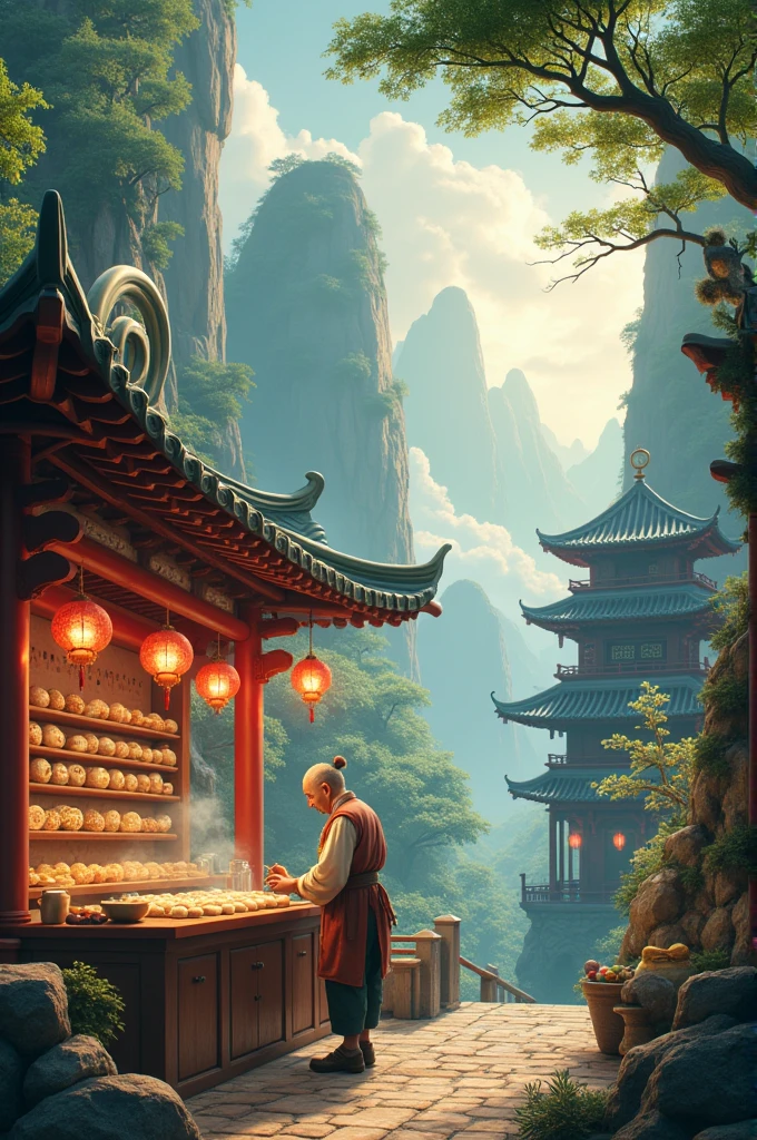 Fantasy World: The Ancient Chinese Mantou Shop Owner