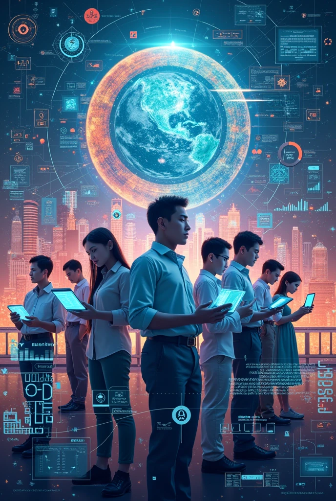 Poster about Importance of ICT in our society