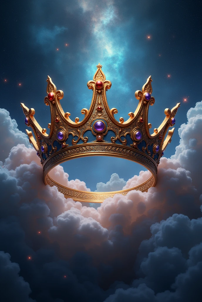 Generate PNG image of crown with space in crown to write something