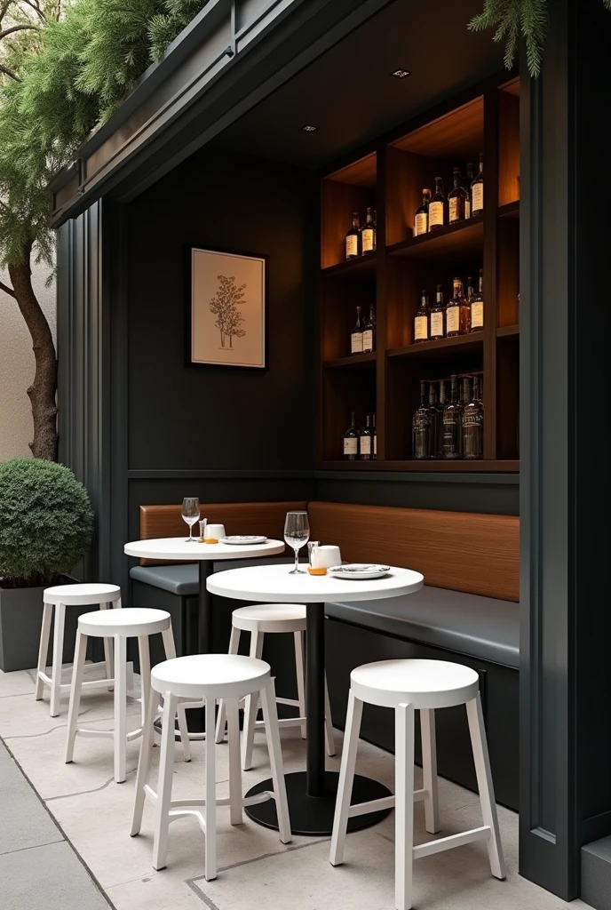 Restorent in stools is white and single dark hotel in india