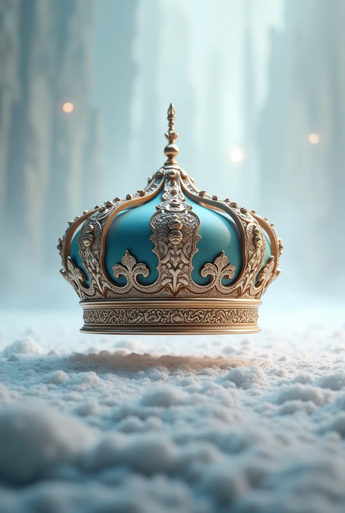 Generate PNG image of Islamic crown with space on crown to write something without background