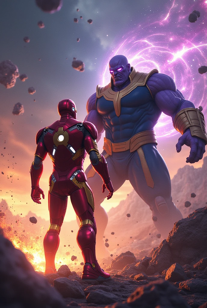 Iron man vs thanos

