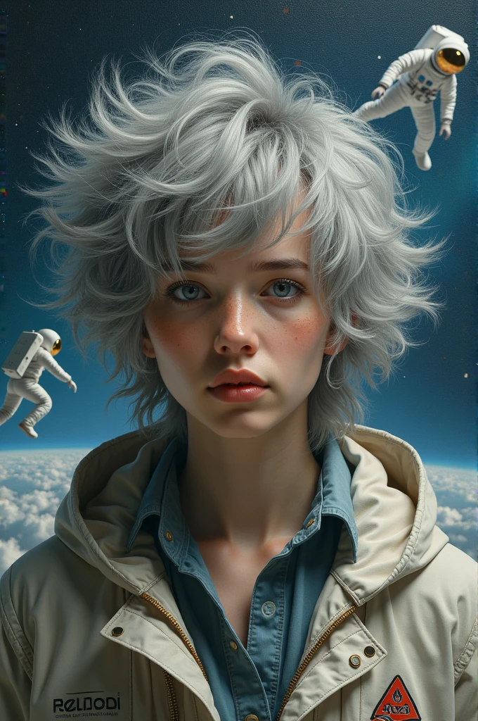 (Close-up of a better masterpiece:1.5)0.9], (Space and astronauts:1.2) (Messy silver hair:1.1) (full ?????)