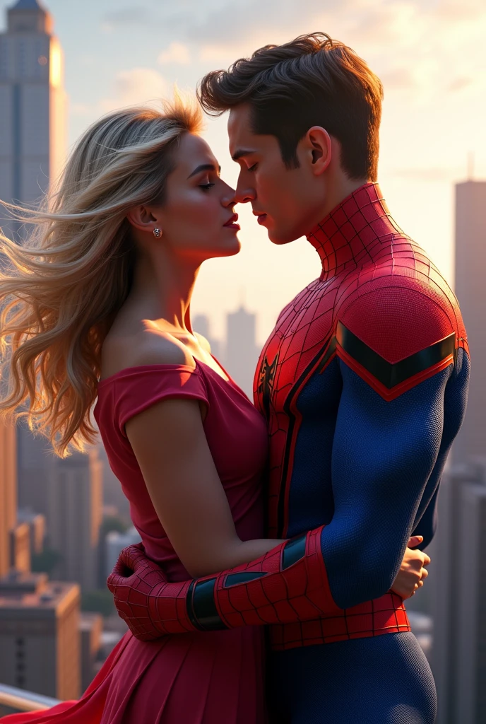 Amazing spider man with
gwen stacy