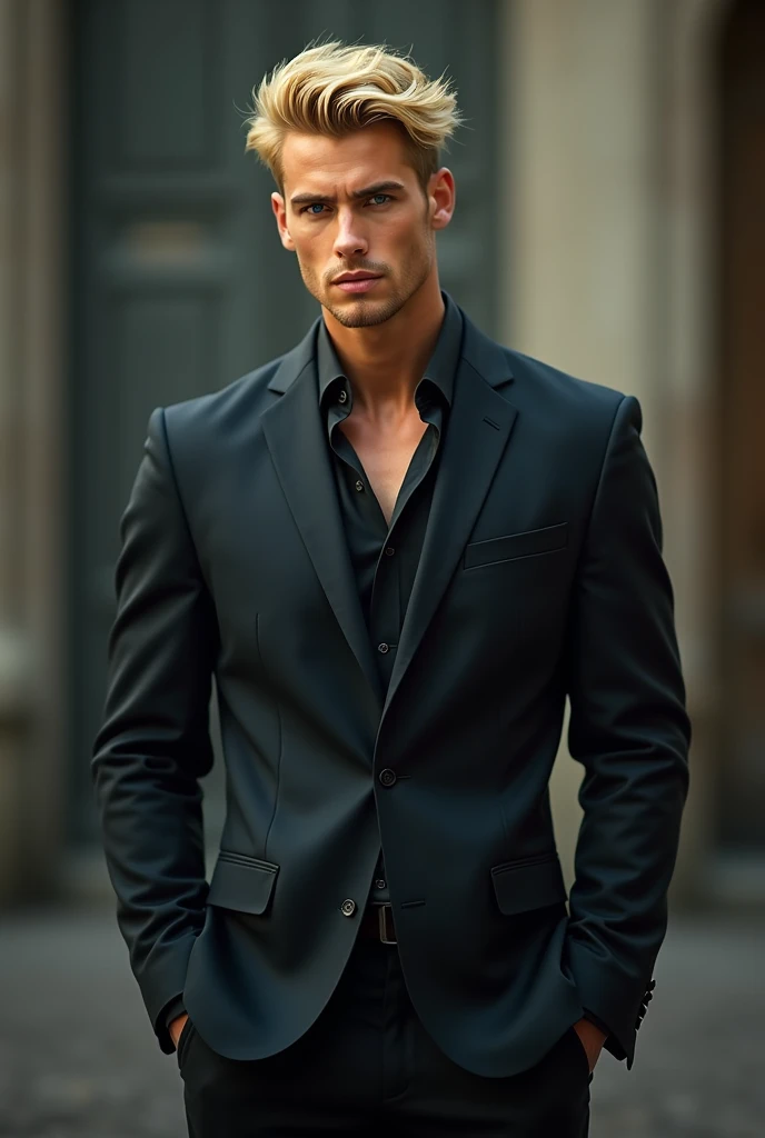 Tall, blond, handsome