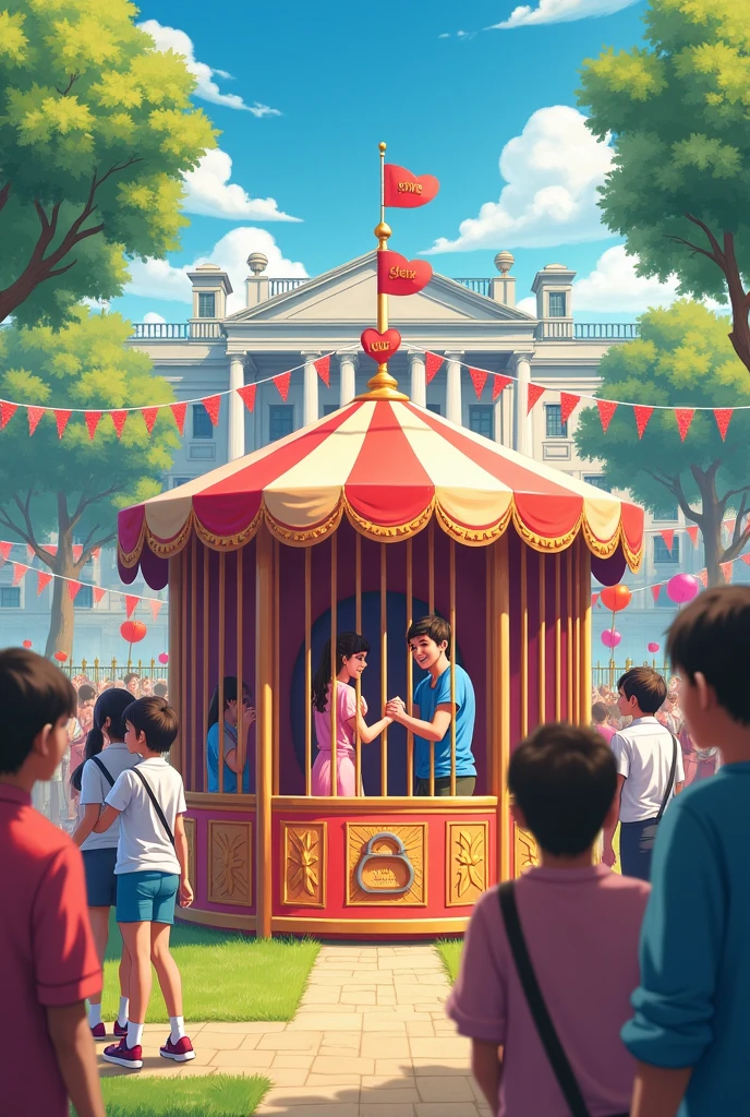 Love jail for funfair medical college decorations