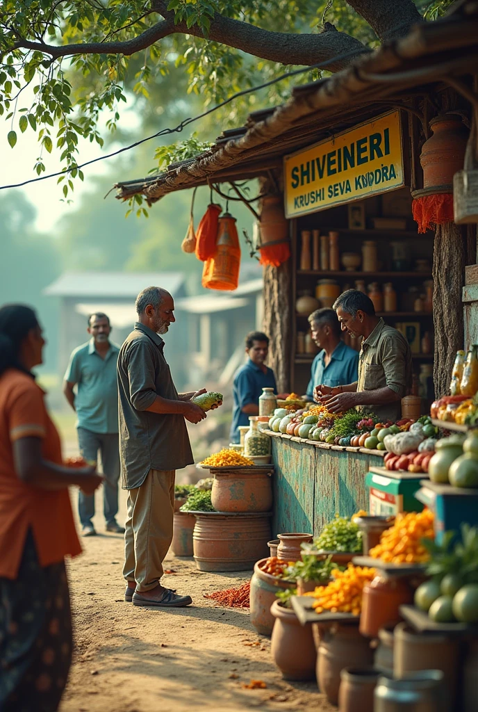 Make 4k video, Make pesticide agriculture shope and the farmers visit shop for shopping and and the shope name is shivneri krushi seva Kendra,malegaon make realistic video and the shop in Village and near shop make farming