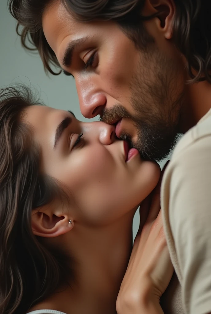 Man licking girls pussy