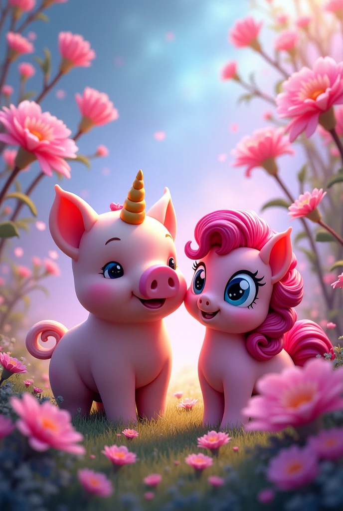 PIGAS UNICORN PINKY PAI FLOWER