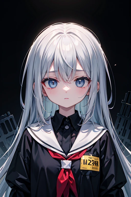 masterpiece, Highest quality, [crazy_eye], fog, Browsing Caution, (Expressionless)