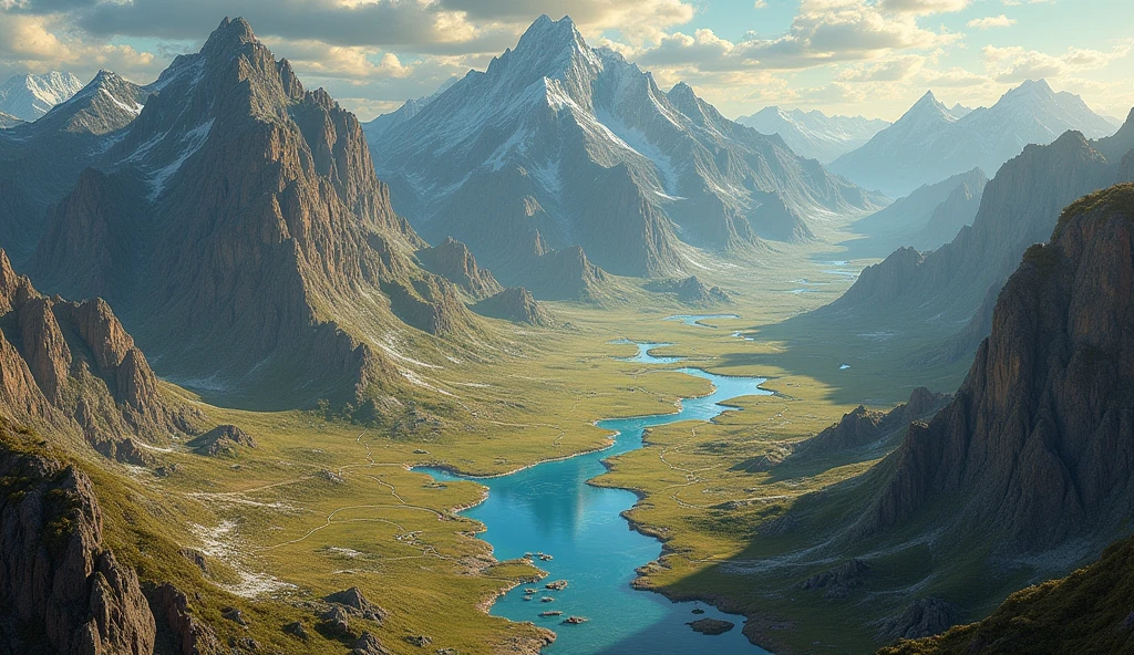 Close-up do mapa da Blue Sky Mountain, ancient fantasy regional map, highly detailed map, detailed fantasy map, steam office maps, fantasy map, Map Country, matte painting of the game map, mountainous terrain, fantasy map simples, fantasy plains, Epic landscapes, vast landscape, extremely detailed d&d Map, terragen, fantasy world map