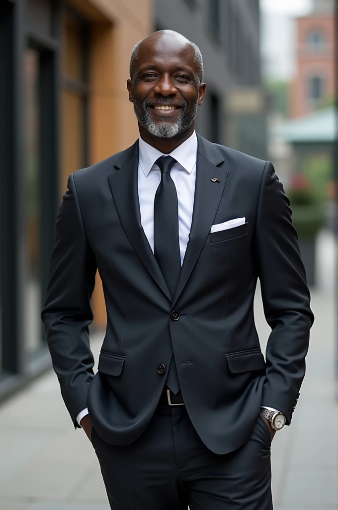 Ghanaian man in suite
