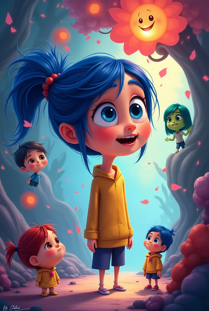 andrea as an inside out character