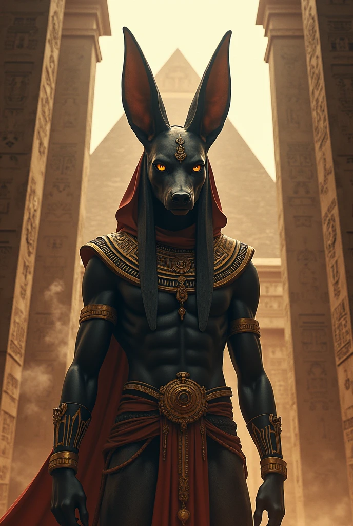 Anubis egyptian god phyramid magic
