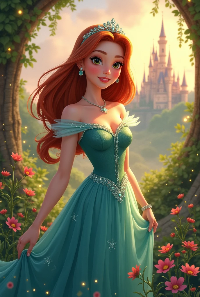 andrea as a disney princess