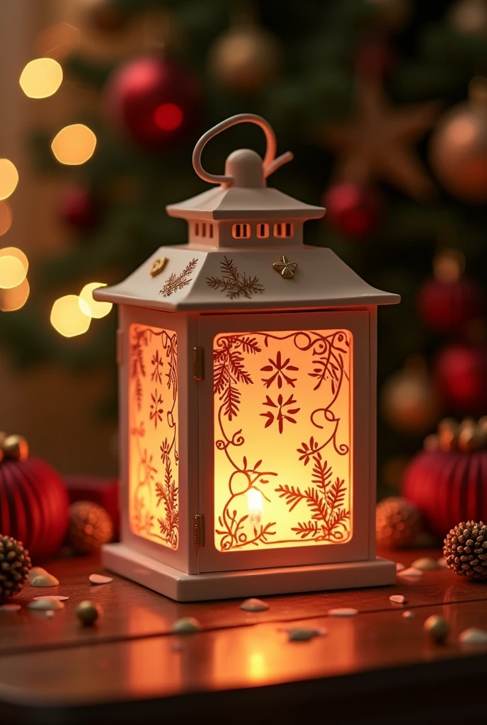 aesthetic lantern for christmas of department of respiratory therapy. simple but terriblw