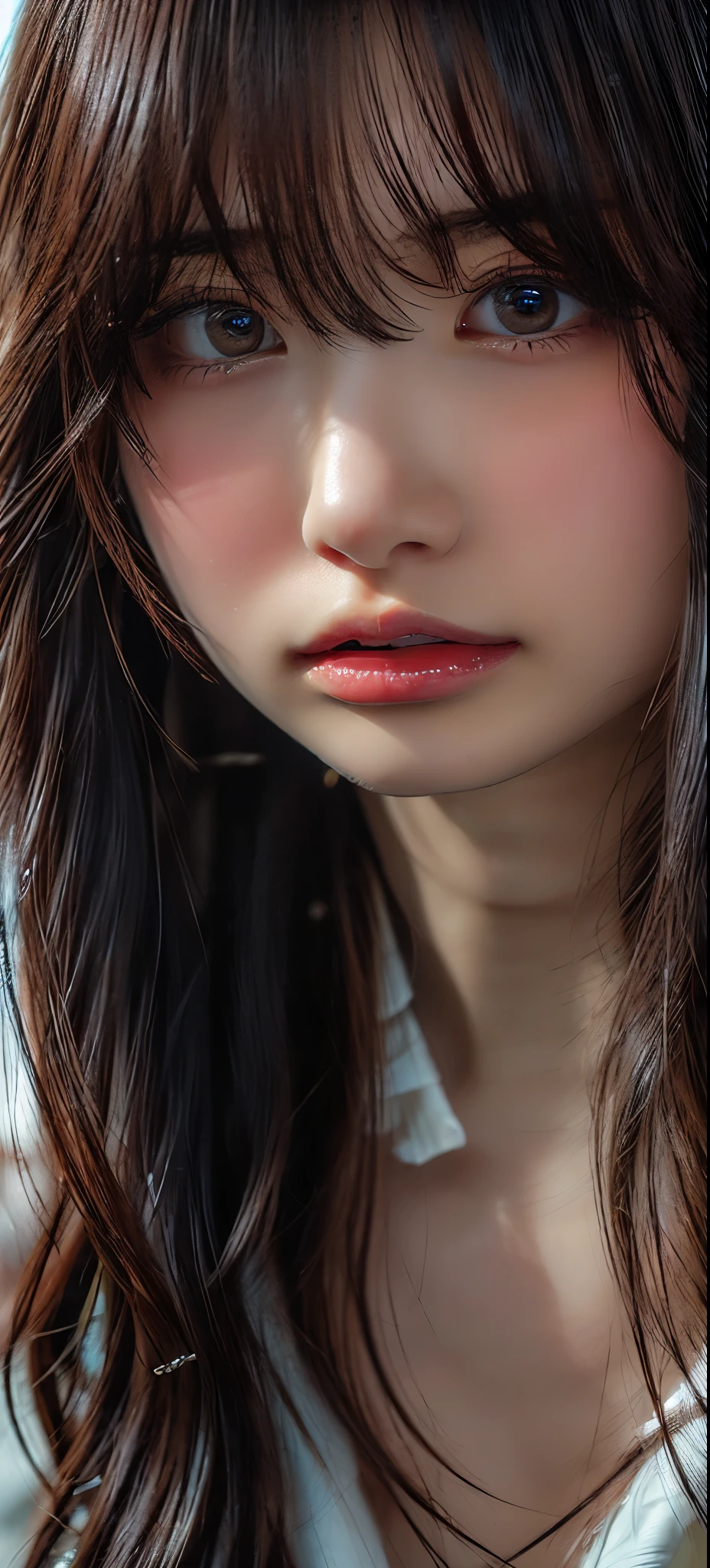 ((The most beautiful mother in Japan))、((sexy))((Sex Education Mom))((sexyで卑猥すぎるママ))、((大きすぎて少し垂れ気味のBig Breasts))、((Very soft breasts when massaged))、((Smooth Bob Hair))((Wearing a lewd shiny micro bikini))((Perfect body))、((クールな顔立ちにピュアでsexyな表情))、((A motherly face))、((Sweaty body))((涙とsexyな目))、((Bask in the sunlight))、((Beach background))((Mom is full of sex appeal))、((Sweat makes the skin oily and shiny.))、((Realistic mommy boobs))、((Sweaty, shiny skin))、((超弩級の卑猥なsexy身体))((セックス前のsexyな雰囲気の写真))、((Sweat is running down her cleavage))、、((Plumplung))((Breasts that make you want to suck them))、((Breasts that make you want to squeeze them when you see them))、((Staring at the camera with a shy and embarrassed look))、((The shape of the female genitalia is clearly visible))、((She looks shyly at the camera with a lewd expression.))、(Beautiful white skin:1.4)、(Big Breasts:1.5)、Hoop Earrings、lipstick、blush、(smile:1.2)、Covered breasts、(Thick lips:1.2)、Detailed body、Very detailed絵画, Luminism、4K resolution、3D Rendering、Exquisitely crafted , Cinematic、Realistic、Hit definition、Abstract Beauty、Approaching perfection, Pure Form, Golden Ratio、Very detailed, Digital photography, Soft natural light, 50mm lens, 1 1 1.8 Vacancies、blush、Small face、(Tight waist),(albino:1.3),(anorexia:1.3),(Sickly:1.2),