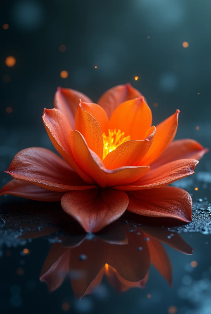Saffron,Very beautiful digital art,Soft and beautiful light,Cold background,black