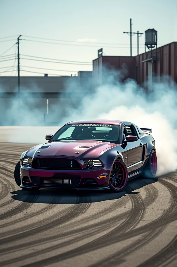 A car with drift to donnat