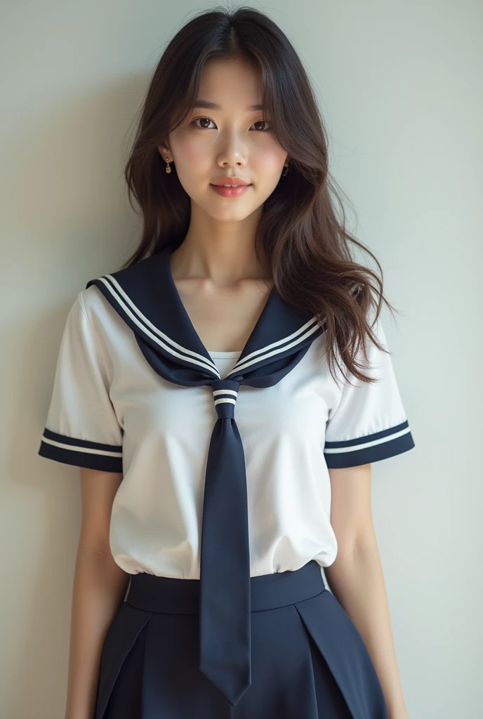 Believe me, a Korean girl with school clothes, but those clothes should be very small so that her vagina and breasts can be seen. 