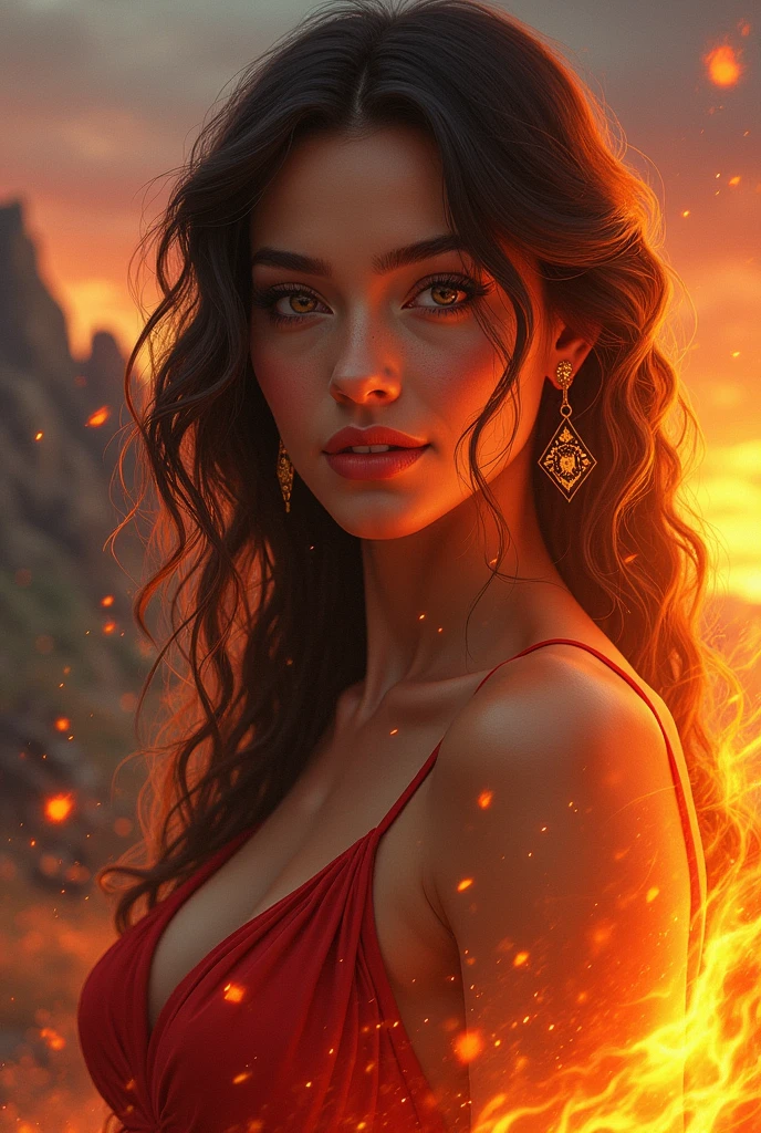 very beautiful woman aries sign