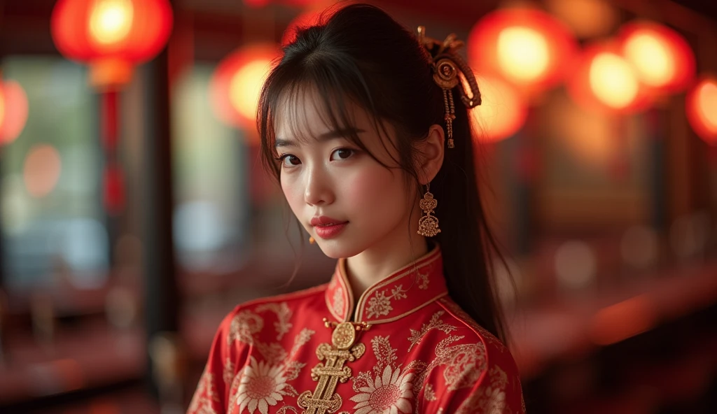 Cute chinese girl, wears chinese traditional shirt, ((big out from shirt)), ((i can see her pussy)), out, sex position, step sister, fatal position, realistic, i can see and pussy, casino background