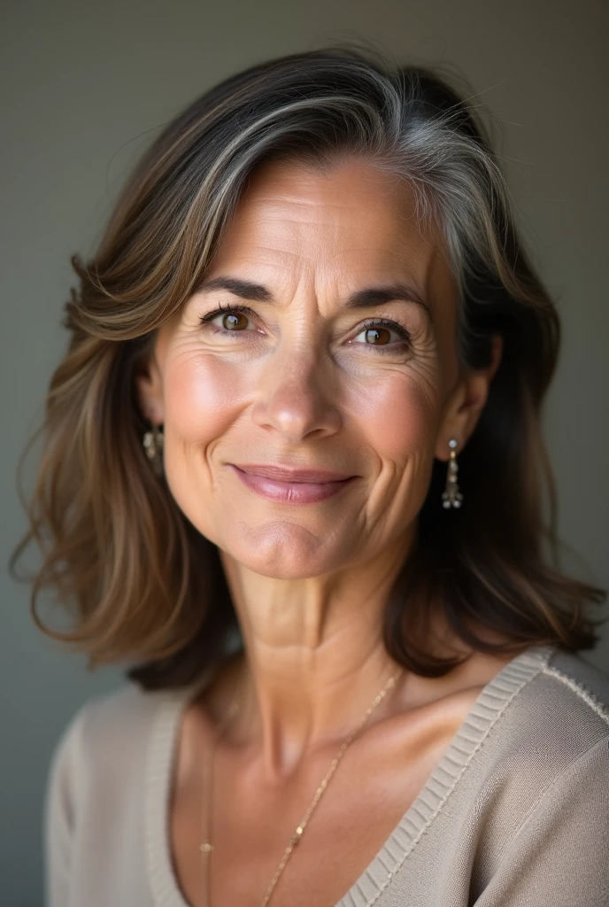Photo of a fifty-eight year old Caucasian woman 