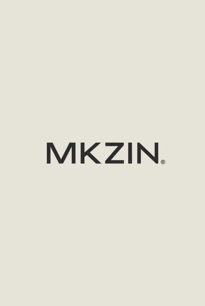 Create a logo with the letters MKZIN in 2D