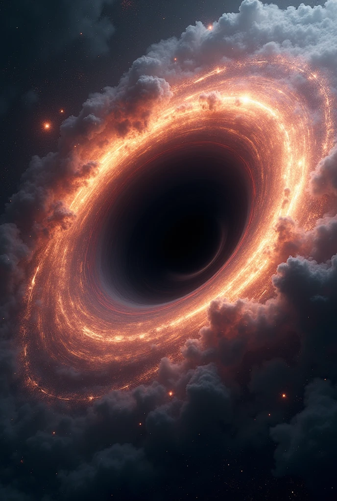 a black hole at the center of a galaxy