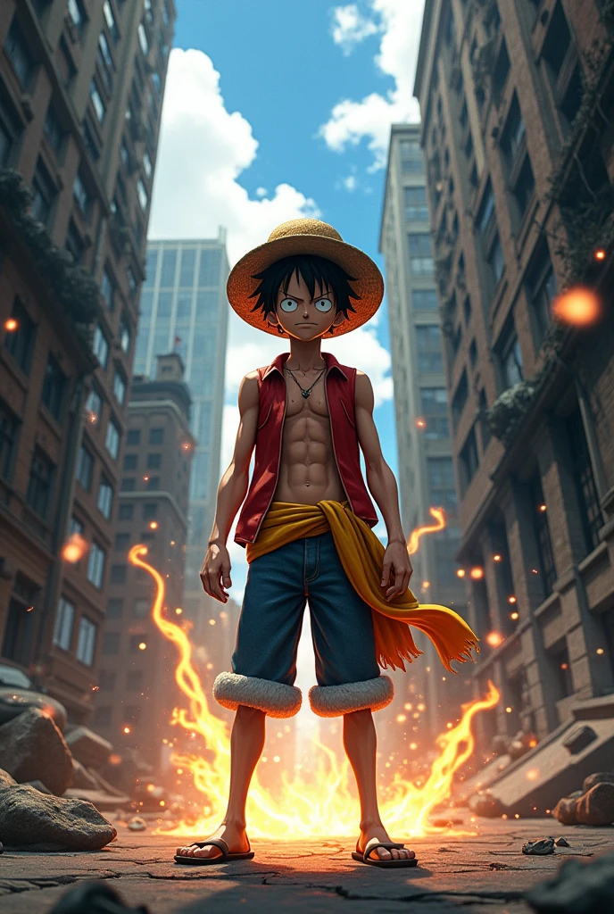 One Piece anime Awakening Luffy in real life