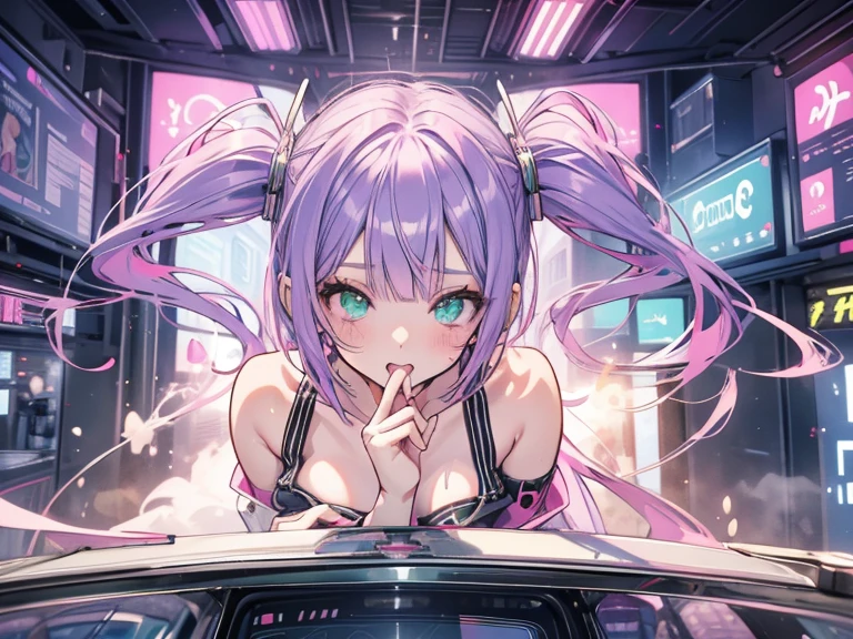 Purple haired green eyed anime girl licking big penis, Ahegao face, Ahegao, Enchanting anime girl, Smooth anime CG art, tits, Detailed digital anime art, Anime Moe Art Style, ecchi Anime Style, Anime Style 4 k, Anime Style. 8k, Pink pigtails and cyan eyes, anime waifu, tits cyberpunk