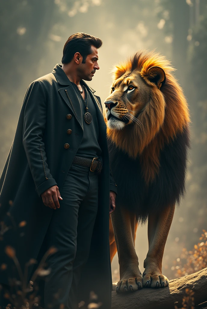 Salman Khan with lion 