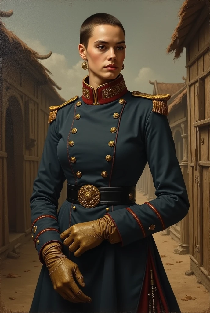 Catalina de Erauso short hair Disguised as a second lieutenant 
