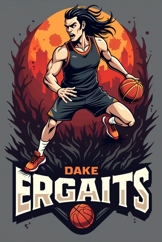 I want to create a crest for my basketball team.