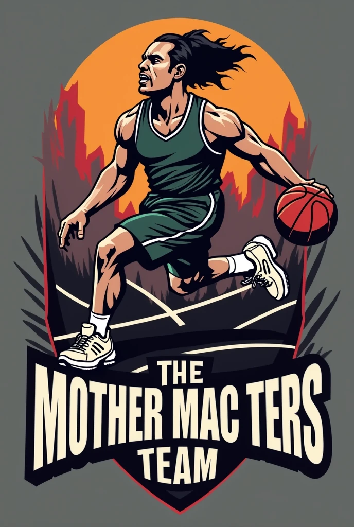 I want to create a crest for my basketball team.