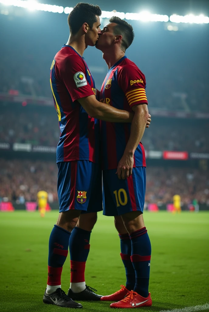 ronaldo and messi are fucking in the stadium