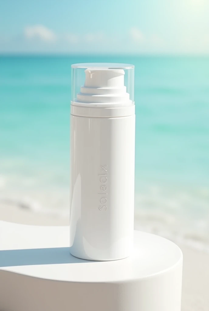 SOLEALUX sunscreen jar