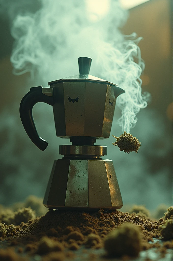 A coffee maker smoke weed
