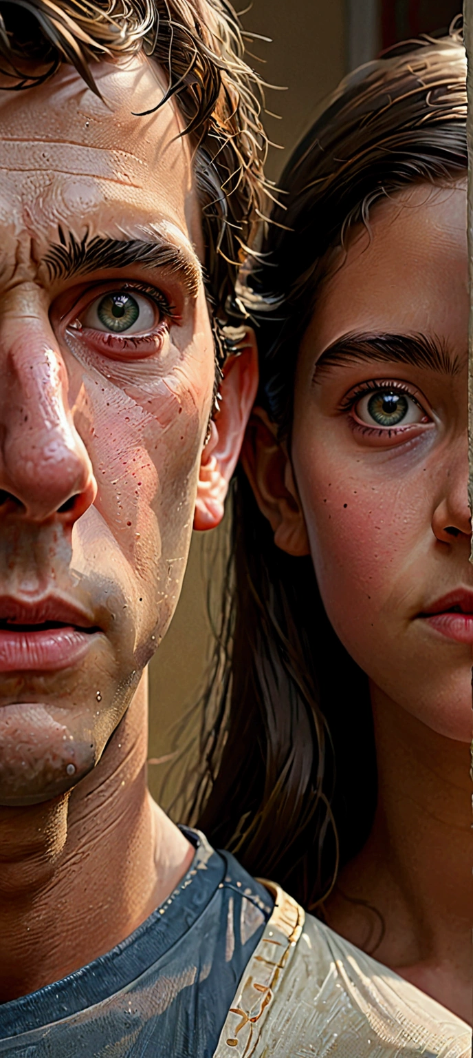 Absurd resolution, high resolution, (masterpiece: 1.4), super detailed, (((detailed face, detailed expression ,a step brother and his sister standing together