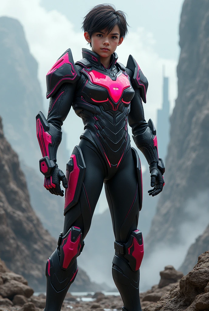 man teenager new super hero rad color armour 