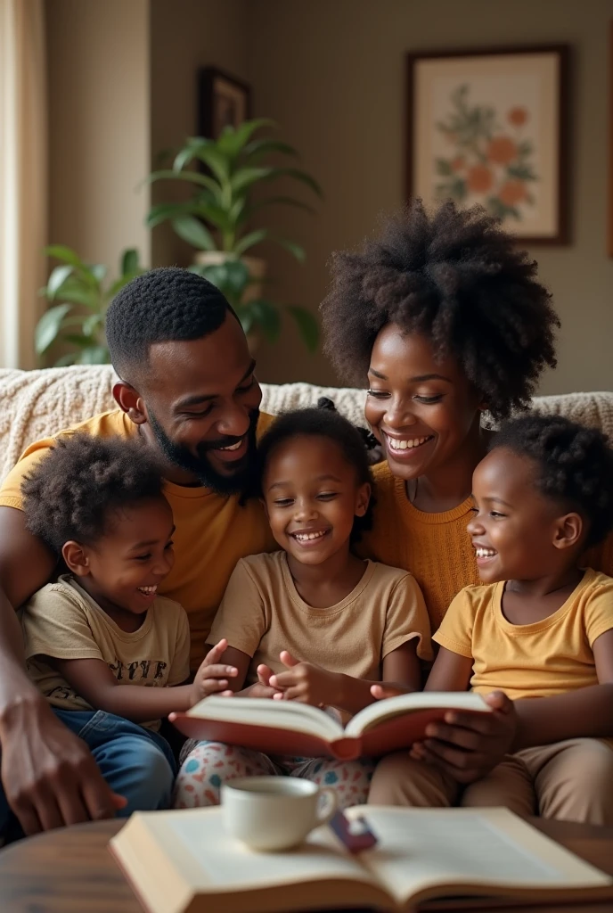 A familie mit with a black mom