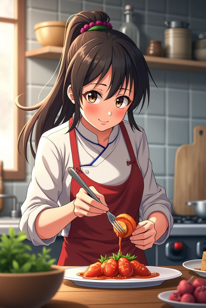 Make an anime about cooking