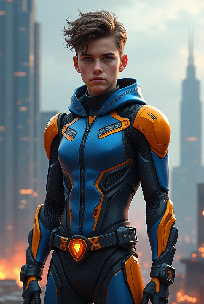 man ager new super hero rad color armour