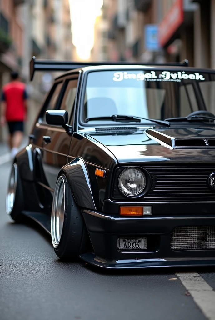 Fiat uno com body kit liberty Walk