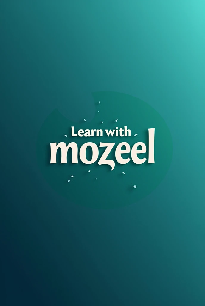 For the text design of "Learn with Mozeel" that complements your logo and banner:
### **Typography and Font Choices:**
1. **Primary Font (for "Learn"):**
- **Font Style**: Use a bold, sans-serif font for "Learn." Something modern and strong, like **Montserrat Bold** or **Lato Bold**.
- **Style**: All uppercase letters with a slight letter-spacing increase for a clean and authoritative look.
- **Color**: Dark blue or black to convey trust and professionalism.
2. **Secondary Font (for "with Mozeel"):**
- **Font Style**: Use a more playful or script font for "with Mozeel," like **Pacifico** or **Cursive Handwritten** style.
- **Style**: Mixed-case letters with a slight slant to make it look approachable and friendly.
- **Color**: A lighter shade, like green or teal, to contrast with the boldness of "Learn."
### **Text Layout:**
- **Stacked Arrangement**: Position "Learn" above "with Mozeel," with "Learn" being the dominant, larger text, and "with Mozeel" slightly smaller and centered beneath it. This creates a clear visual hierarchy.
- **Inline Arrangement**: Alternatively, you can place "Learn" to the left and "with Mozeel" to the right, with a subtle separator like a vertical line or a simple math symbol (like “+” or “=”) between them.
### **Special Effects:**
- **Outline**: Give "Learn" a slight outline to make it stand out more against different backgrounds, especially if you’re using it on both dark and light areas of the banner.
- **Shadow/Glow**: Add a subtle shadow or outer glow effect to "with Mozeel" to make it pop, particularly if the background is busy.
### **Matching Banner Style:**
- **Gradient Background**: Use a gradient background on the banner that transitions from a deep blue to a lighter shade. This will create a natural backdrop that aligns with the colors used in the text.
- **Integration with Logo**: Ensure that the text aligns with the logo in terms of color and placement. You can place the logo to the left of t