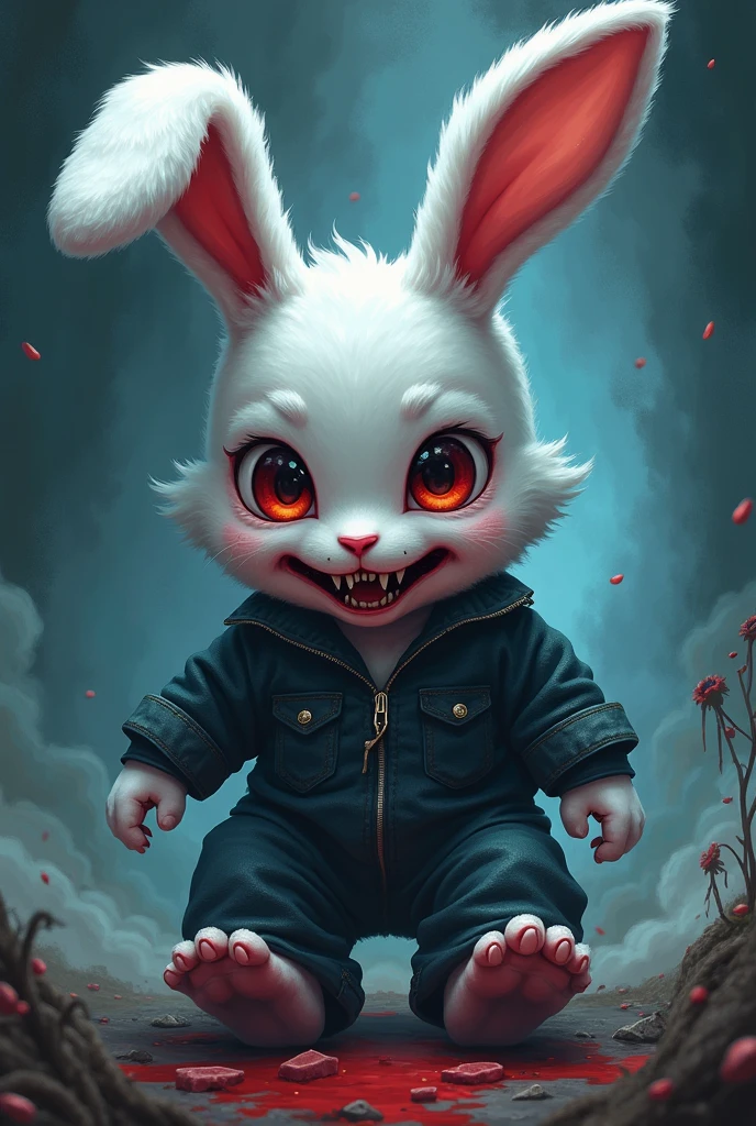 Jeon Jungkook fron bts being Killer bunny
