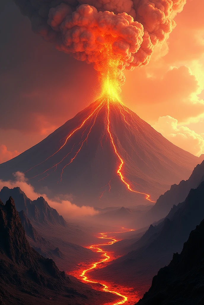 Volcano pic in the resolutions of 640x360